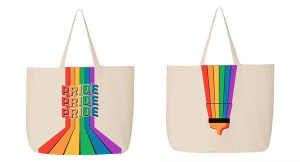 Pride Bag - Pride Month Bag - Pride Swag Bag - LGTBQ+ Swag Bag - Tote Bag - Reusable Shopping Bags - Custom Shopping Bags - Custom Gifts - Unique Gifts - Gifts For Mom