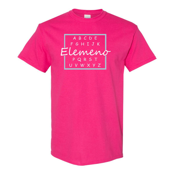 Cute Alphabet Quote - Elemeno T-shirt - Teacher T-shirt - Cute Teacher Saying T-shirt - Teacher T-shirts - Gifts For Teachers
