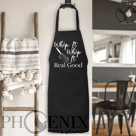 Cute Apron - Whip It Real Good - Cute Baker Apron - Gifts For Mom - Mom Gifts - Mother's Day Gift