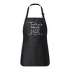 Funny Apron Sayings - BBQ Apron for Dad - Today's Menu Eat It Or Starve - Custom 3 Pocket Apron - Funny Dad Gifts - Gift For Dad - Father's Day Gift