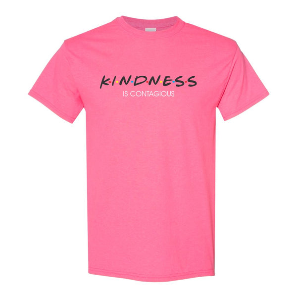 Pink Shirt Day T-shirt - Kindness Is Contagious - Anti Bullying T-shirt