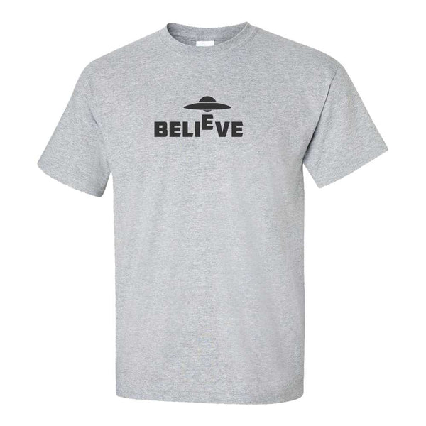 Believe in Aliens T-shirt - UFO T-shirt - Aliens T-shirt - X FIles T-shirt - Guy Humour T-shirt - Gift For Him