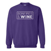 Bonfires And Wine Sweat Shirt - Sweater Weather - Cute Fall Sweat Shirt - October T-shirt - Cute Sweat Shirt - Wine Sweat Shirt