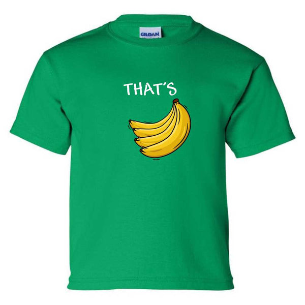 That's Bananas - Cute Youth T-shirt - Kid's Summer T-shirt - Cute Kids T-shirt - Back to School T-shirt - Kids Camping T-shirt