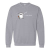 Mooo I Mean Boo - Cute Halloween Sweat Shirt - Halloween T-shrit - October Sweat Shirt - Sweater Weather - Cute Sweater - Ghost Cow
