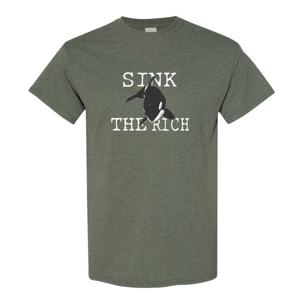 Sink The Rich - Killer Whale T-shirt - Orca T-shirt - Sink The Rich T-shrit - Killer Whale T-shirt
