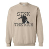 Sink The Rich - Sweat Shirt Sayings - Fun T-shirt Sayings - Killer Whale T-shirt - Orca T-shirt