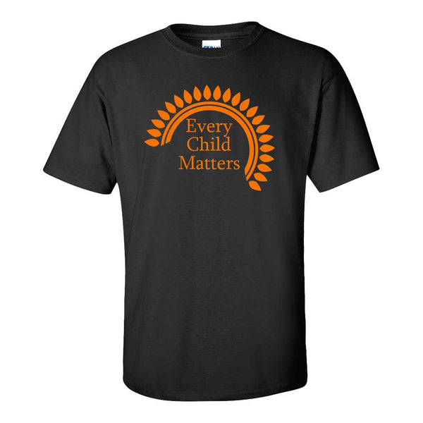 Every Child Matters T-shirt - Orange Shirt Day T-shirt - Orange Headdress