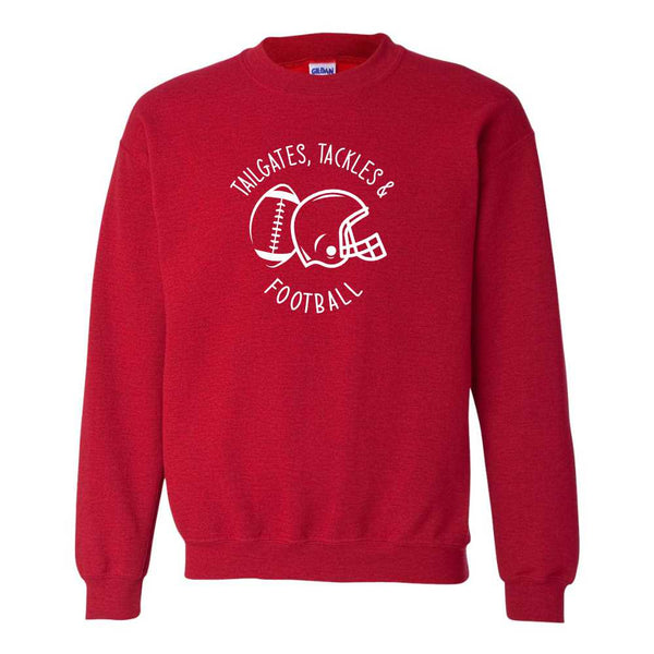 Tailgates Tackles & Football - Sweater Weather - Cute Fall Sweat Shirt - October T-shirt - Cute Sweat Shirt - Football Fan - Footbal Sweat Shirt
