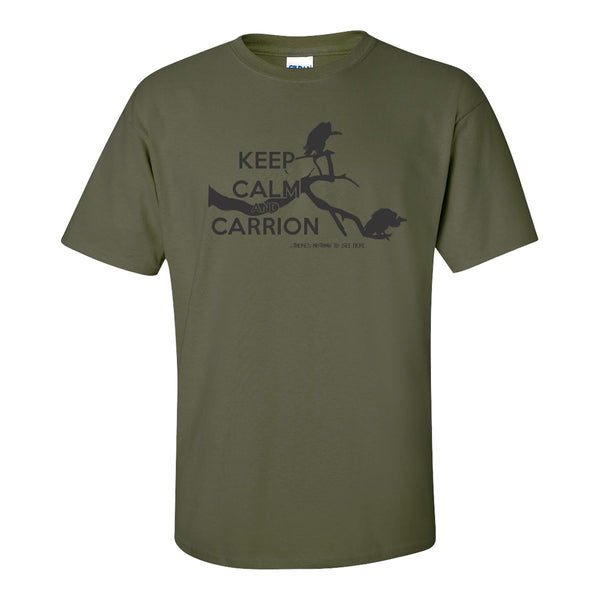 Funny T-shirt Humour - Bird Humour T-shirt - Vulture T-shirt - Bird Lover T-shirt - Keep Calm and Carry On T-shrit - Funny Bird T-shirt