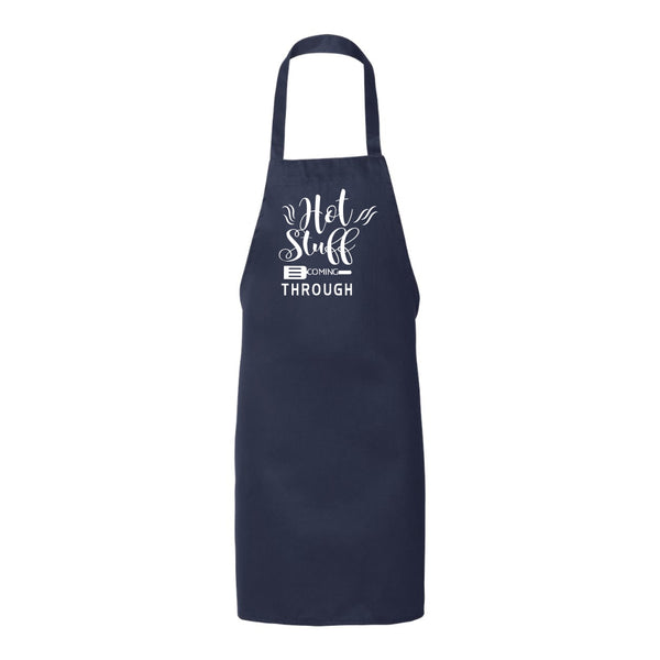 Hot Stuff Coming Through BBQ Apron - Gift For Dad - Guy Humour - Butcher Apron - Father's Day Gift - Gift For BBQ Lovers - BBQ Apron - Dad Apron