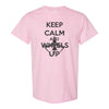 Keep Calm and Wheels Up - Funny Pilot T-shirt - Pilot Humour - Pilot T-shirt - T-shirt for Pilots - Aviation T-shirt - Aviation Humour