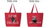 Sink The Rich - Eat The Rich - Reusable Shopping Bag - Reusable Grocery Bag - Fun Shopping Bags
