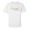 Sleigh All Day - Cute Christmas T-shirt - Christmas T-shirt -Christmas Quote T-shirt