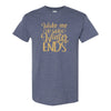 Wake Me When Winter Ends - Cute Winter T-shirt - Cute Sleep Shirt - Gift For Her