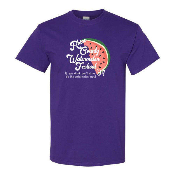 Rhine County Watermelon Fesitval - Country Music T-shirt - Country Music Fans - 90s Country Fan - Raised On 90s Country T-shirt - Watermelon Crawl