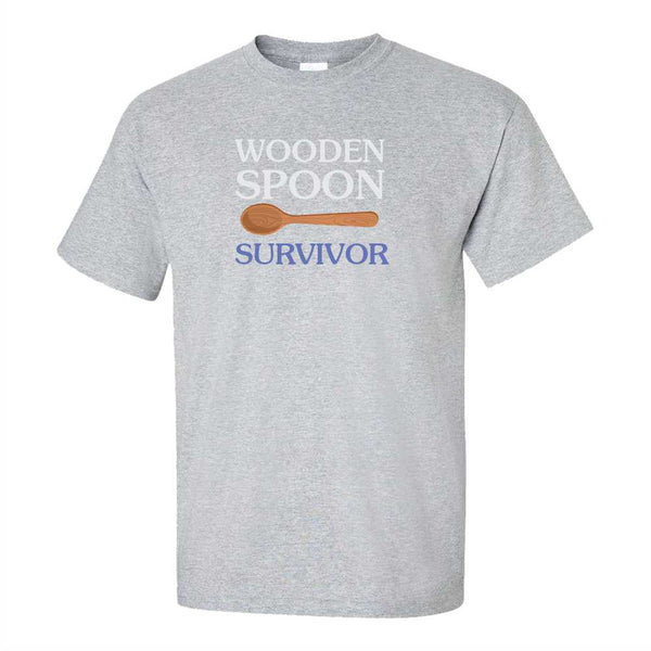 Wooden Spoon Survivor - Funny T-shirt Sayings - T-shirt Quote - Funny T-shirts -T-shirt Humour - Guy T-shirt