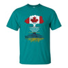 Canadian Grown With Ukrainian Roots T-shirt - Ukrainian T-shirt - Canadian T-shirt - Canada Tree Quote - Ukrainian Quote T-shirt