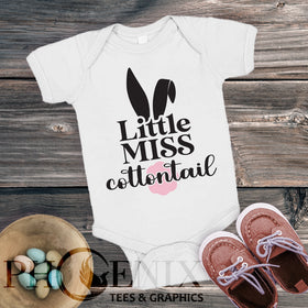 Mister & Miss Cotton Tail - Cute Baby Onesie - Easter Bunny - Cute Baby Shower Gift - Custom Onesie