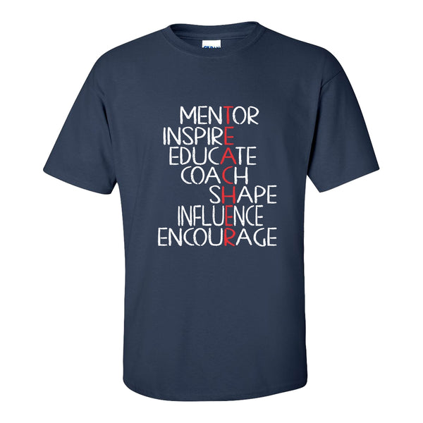 Cute Teacher Inspiration Quote - Teacher T-shirt - Teacher Saying T-shirt - Teacher T-shirts - Gifts For Teachers