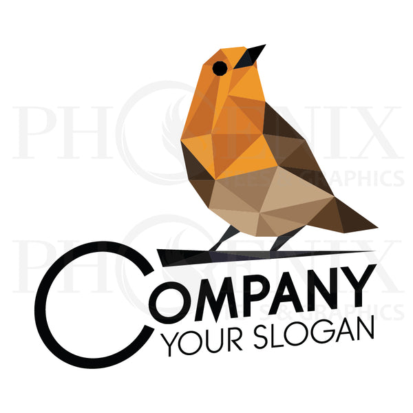 Robin Logo - Bird Logo - Birding Company Logo - Bird Store Logo - Bird Feed Logo - Wildlife Logo - Pre Made Logo