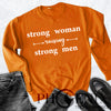 Strong Woman Raising Strong Men - Mom Quote - Inspirational Quote - Mother's day - Sweat Shirt