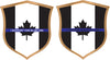 I Support The Thin Blue Line - Decal - Police Lives Matter Decal - Police Decal - Cop Decal - RCMP Decal - Canada Flag Decal - Calgary Car Decals