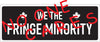 Fringe Minority No One Cares Bumper Stickers - Funny Bumper Stickers - Freedumb Convoy Decals - Canadian Decals - Calgary Car Decals
