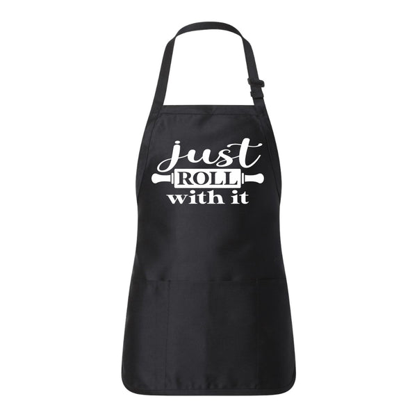 Just Roll With It -  Cute Baking Apron For Mom - Cute Gift For Mom - Baking Apron - Mother's Day Gift