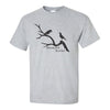 Attempted Murder T-shirt - Attempted Murder Crow T-shirt - Funny Crow T-shirt - Bird T-shirt - Funny Bird T-shirt - Bird Humour - Bird Lover T-shirt