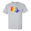 Rainbow Map Of Canada - Pride - LGTBQ+ - Patriotic T-shrit  - Canada Day T-shirt - Canada T-shirt - Map of Canada - Rainbow T-shrit