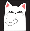 Funny Cat Decals - Rude Cat Decal - Funny Car Stickers - Decals For Cat Lovers - Cat Lovers Decals -  Calgary Car Decals