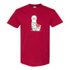 Cute Llama in Christmas Lights - Animal Graphic - Christmas Gift T-shirt