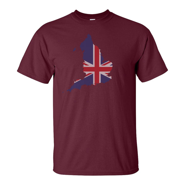 British Flag - Map of Brittan - Patriotic T-shirt