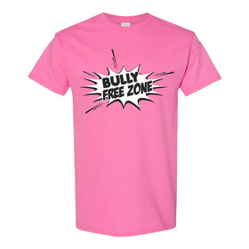 Pink Shirt Day T-shirt - Bully Free Zone - Anti Bullying T-shirt