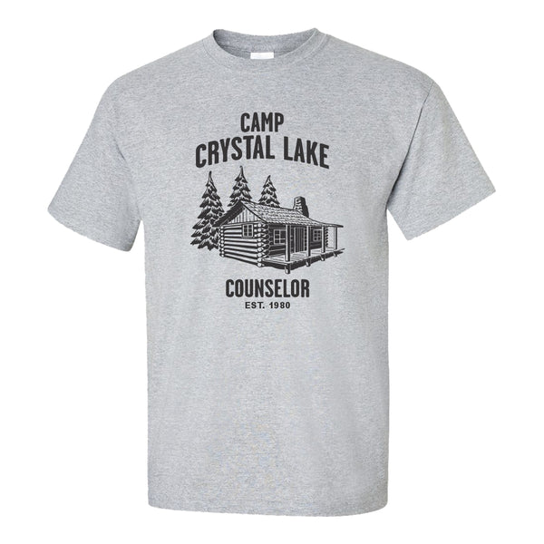 Camp Crystal Lake Counsilor - Graphic Halloween T-shirt - Friday The 13th - Horror