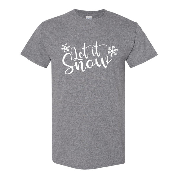 Let It Snow - Cute Christmas T-shirt - Christmas T-shirt - Snow T-shirt - Cute Snow T-shirt