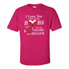 Valentines T-shirts - I Love You With All My Boobs - Funny Valentine's Day Quote - Cute T-shirts - - Valenetines Day Gifts T-shirts - Gifts For Mom - Calgary Custom T-shirts