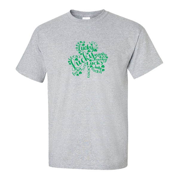 Cute St. Patrick's Day T-shirt - Lucky Shamrock T-shirt - Four Leaf Clover T-shirt