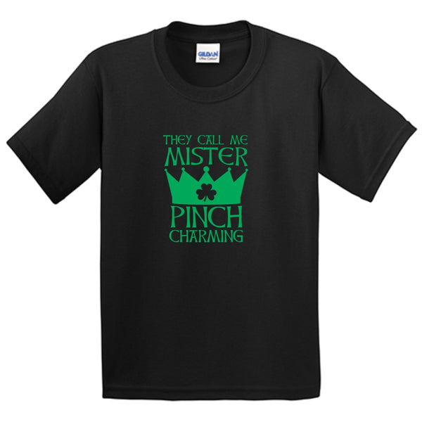 Mister Pinch Charming - Cute Youth St.Patricks Day T-shirt - Youth T-shirt