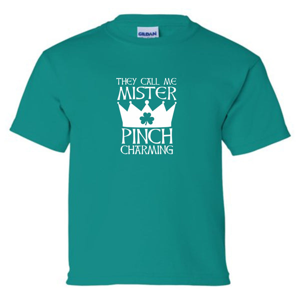 Mister Pinch Charming - Cute St. Patrick's Day T-shirt - Youth T-shirt