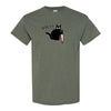 Murder Kitty With Knife - Dark Humour T-shirt - Guy Humour T-shirt - Halloween T-shirt - Cat Lover T-shirt - Murder T-shirt