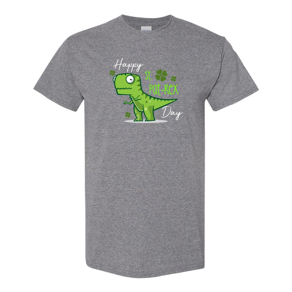 Happy St. Pat-Rex Day - Cute St. Patrick's Day T-shirt - T-Rex T-shirt - St.Patrick's Day T-shirt