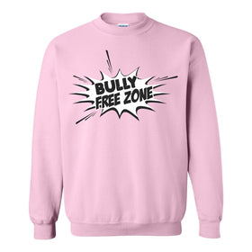 Pink Shirt Day T-shirt -  Bully Free Zone - Anti Bullying Sweat Shirt