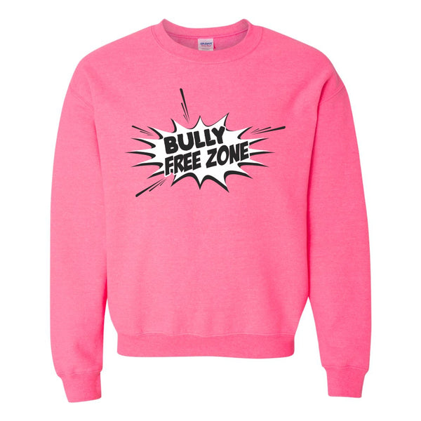 Pink Shirt Day T-shirt -  Bully Free Zone - Anti Bullying Sweat Shirt
