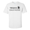Trojan Condom Field Tester - Guy humour T-shirt - Sex Humour - Funny Sex T-shirt - Gift For Guys - Dad Shirt