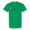 Believe in Santa Christmas T-shirt -Cute Chritmas T-shirt - Santa T-shirt