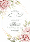 Custom Wedding Invitation - Juliet Rose Design - Wedding Invitations Calgary - Wedding Inviation Design