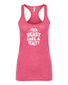 Cute Workout Tank Top - Disney T-shirt - Beauty and the Beast T-shirt - Cute Tank Tops - Train Like A Beast Look Like A Beauty - Tank Tops - Gifts For Her