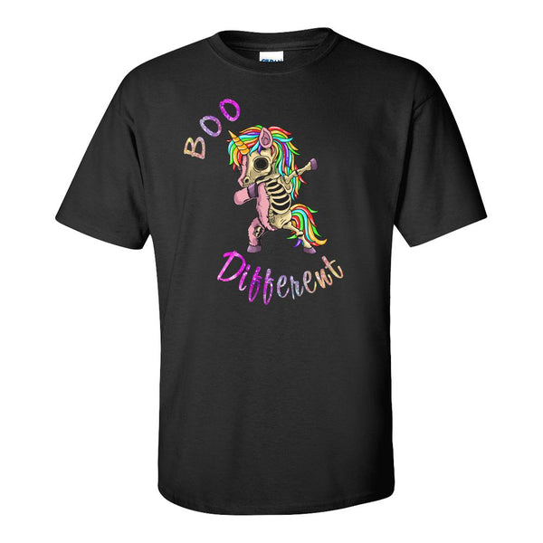 Unicorn Zombie - Boo Different - Halloween T-shirt - Zombie T-shirt - LGTBQ T-shirt - Horror T-shirt